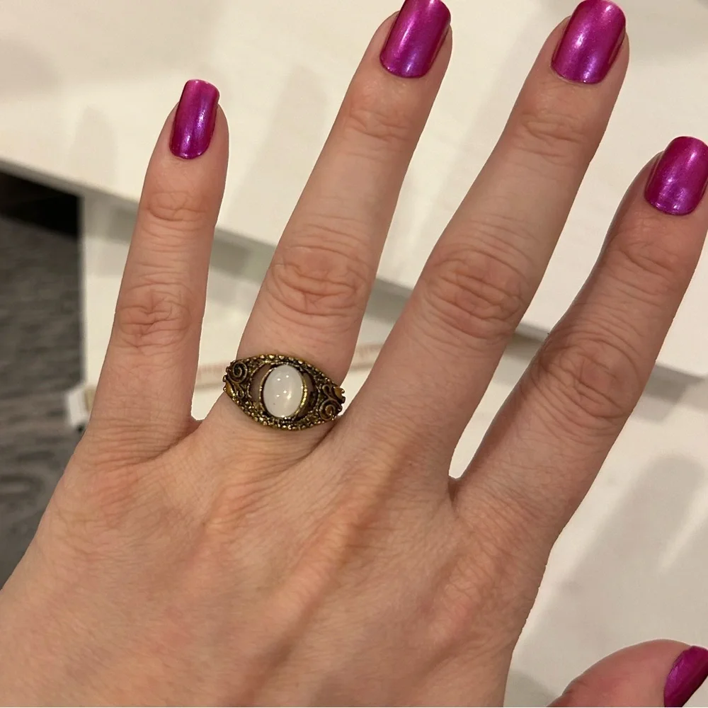 Dainty Boho Gold-Tone Ring